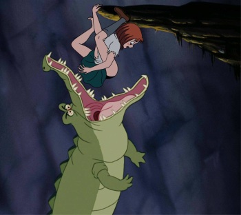 Ochako Vs. Tick-Tock Crocodile by SerisaBibi cover