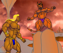 Thor vs Demon