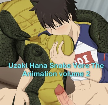 Uzaki Hana snake vore the animation volume 2 cover