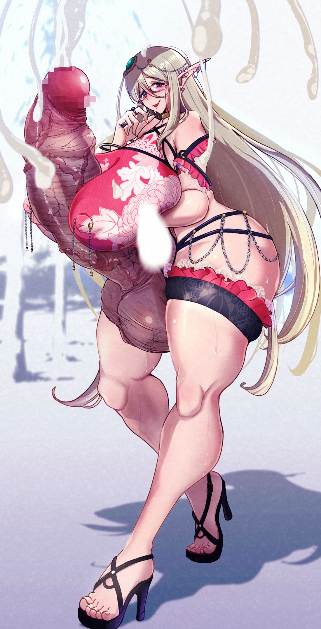 Kono Natsu Koso wa kou Shinchou de ude yori Futoi sao o Motsu Dosukebe Elf-san ni Deau Yotei Deshita. page 7 full