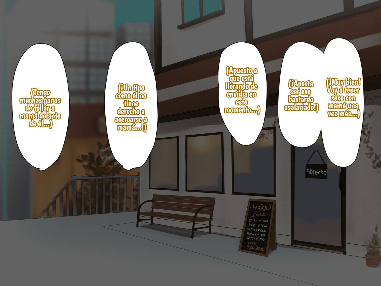 Coffee Shop Manager Every Day Son's Sexual Processing Hole #2 page 4 full