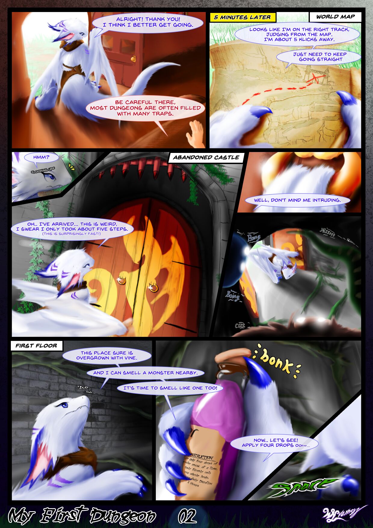 The Four Tails - Chapter One: My First Dungeon page 3 full