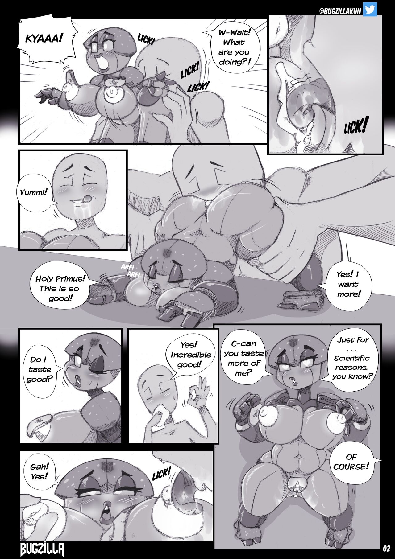 Transformers - Spicy Patty: Short comic page 2 full
