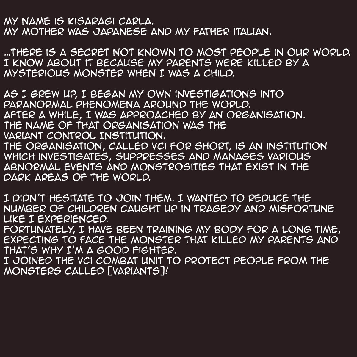VCI: Variant Control Institution page 2 full