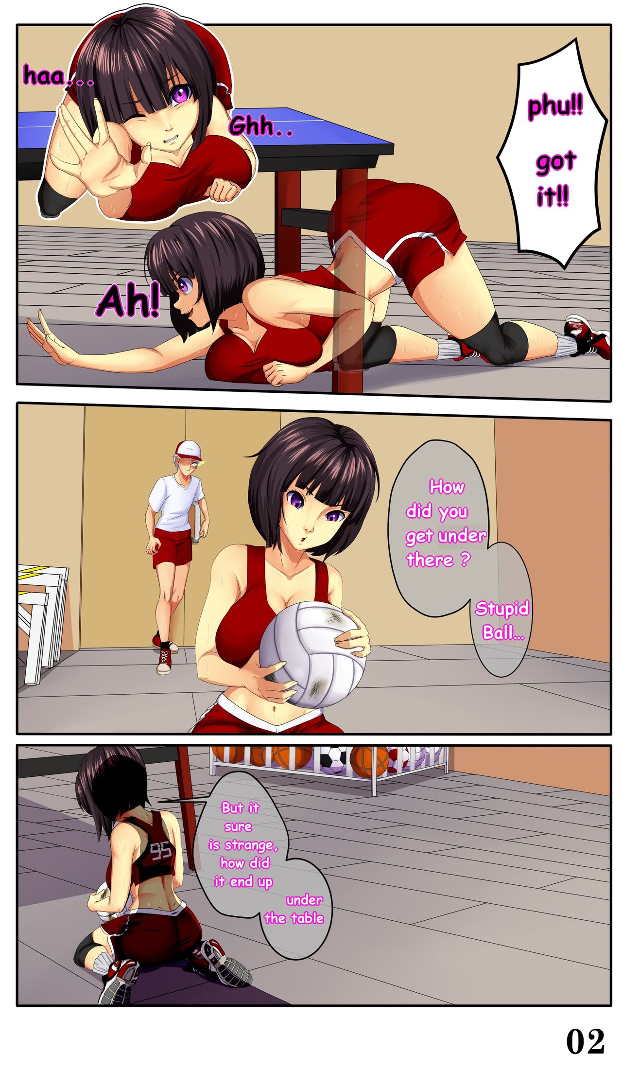 The volleyball player page 3 full