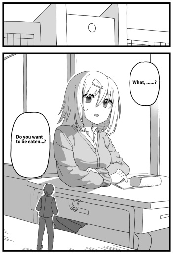 Doushitemo Onnanoko ni Taberaretai Manga | Manga - He really wants to be eaten by a girl cover