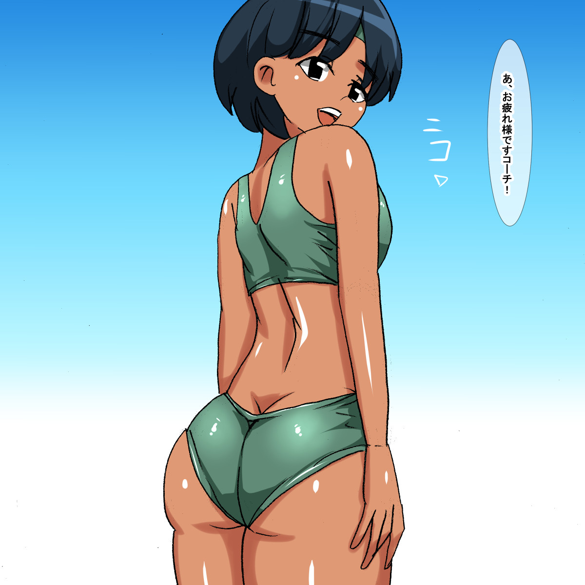 1bq Hiyake Ato no Aru Rikujou Buin page 3 full