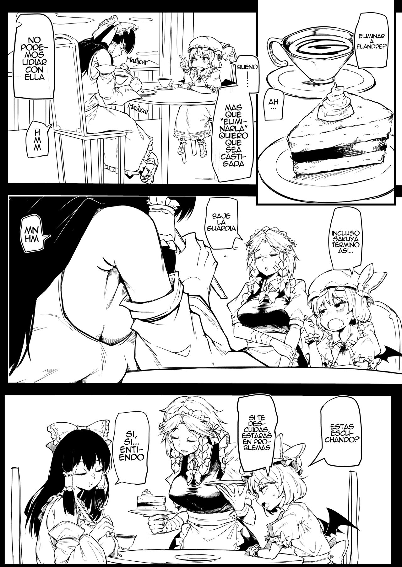 Futanari Furan-chan ga Reimu o Chokyo Suru Manga page 2 full