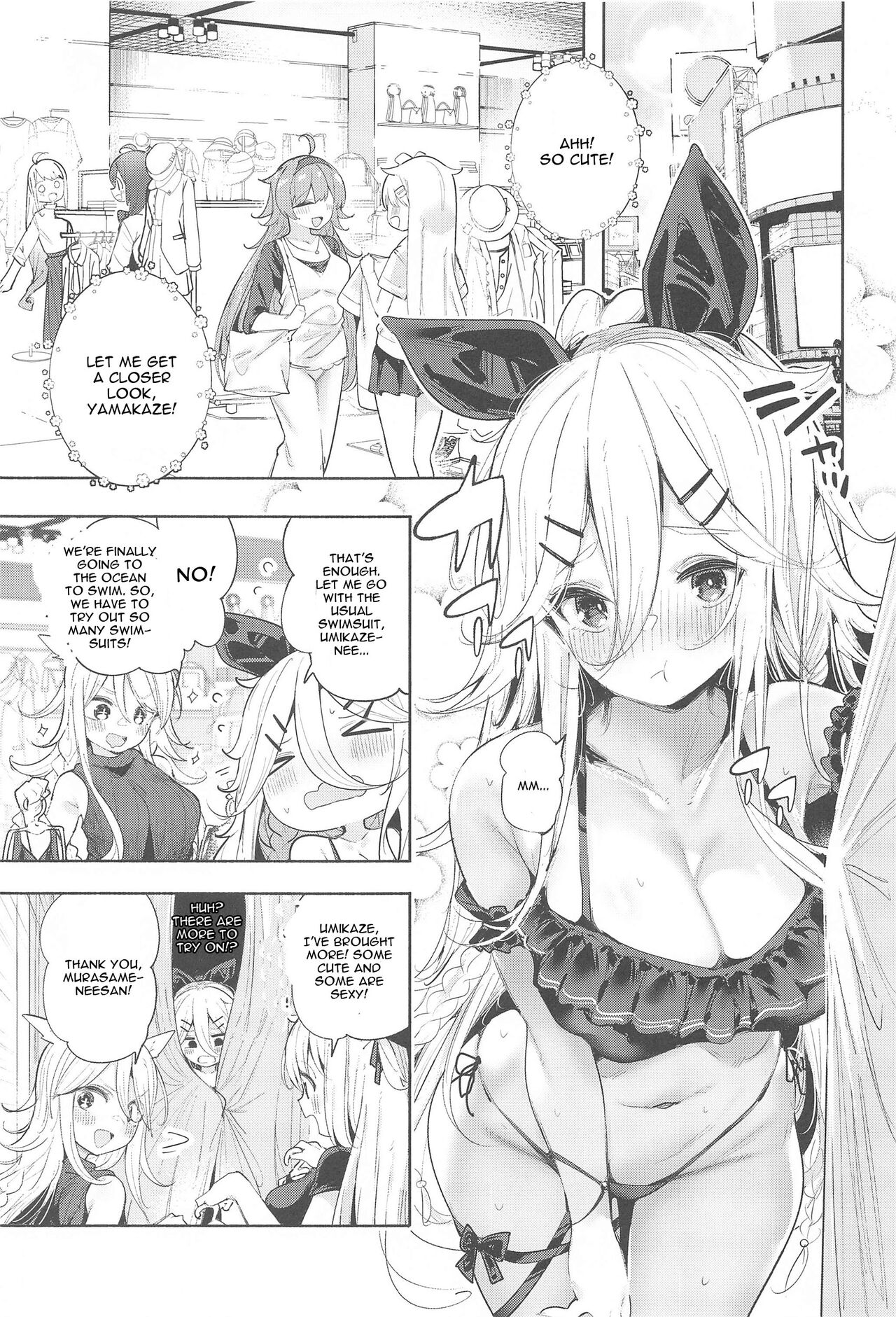 Yamakaze-chan to Private Beach de Yuuwaku Kozukuri Sex page 2 full