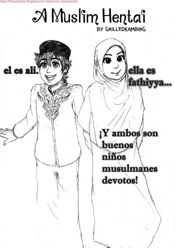 Kartun Islami: Sebuah hentai futanari pegging cover