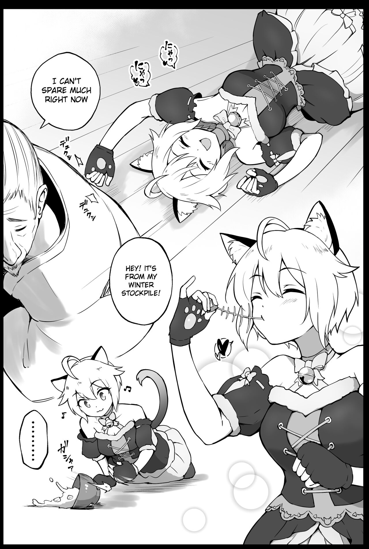 Mischievous cat and a breeding old geezer page 1 full
