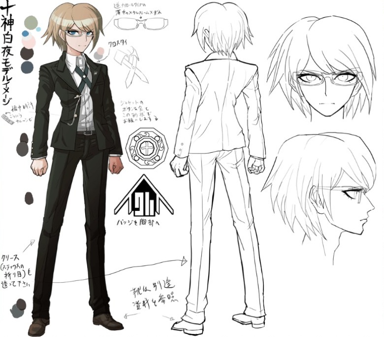 Danganronpa Trigger Happy Havoc Anniversary Edition Artbook In-Game page 3 full