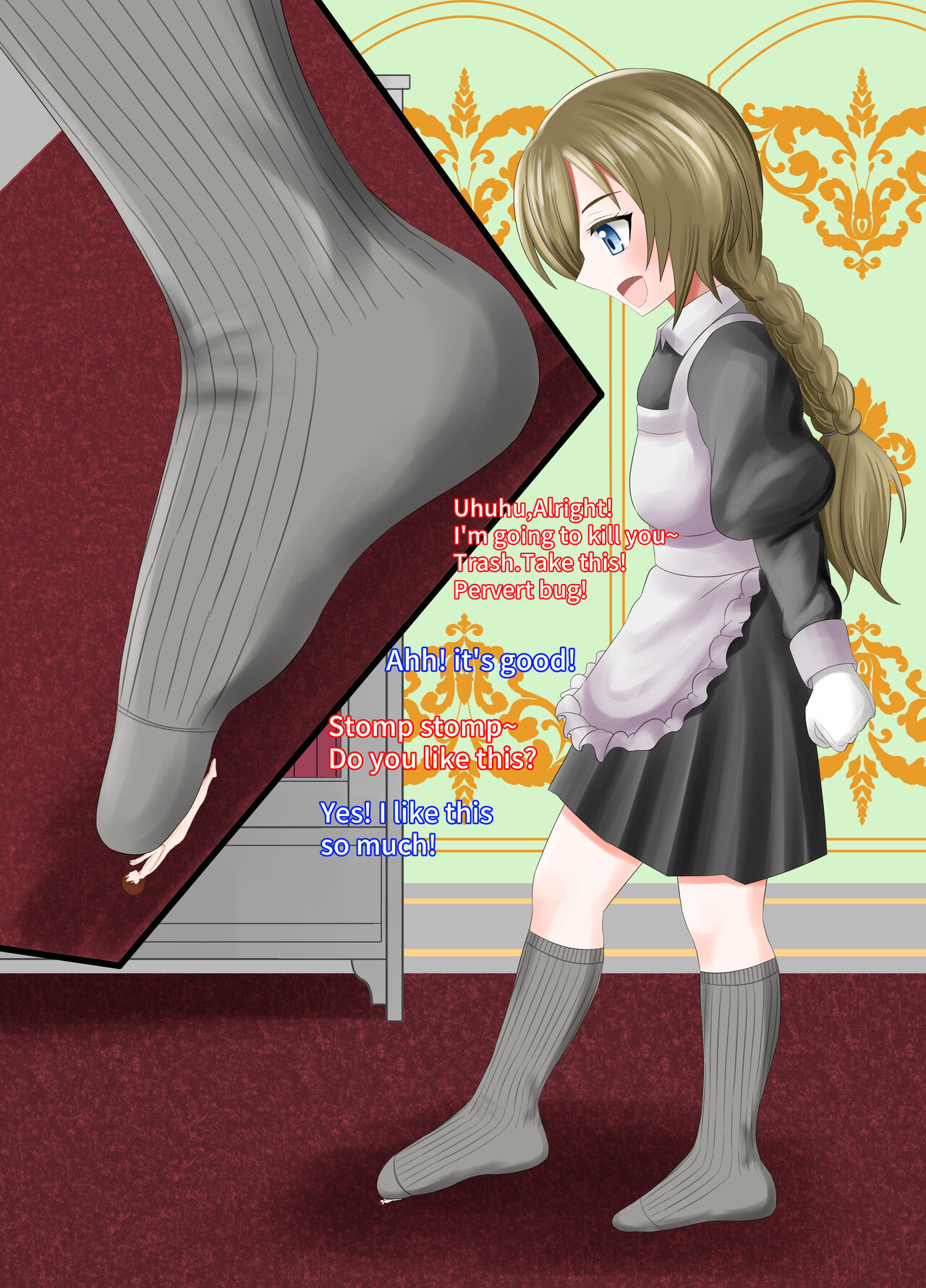 A story about being small and having a maid step on you page 7 full