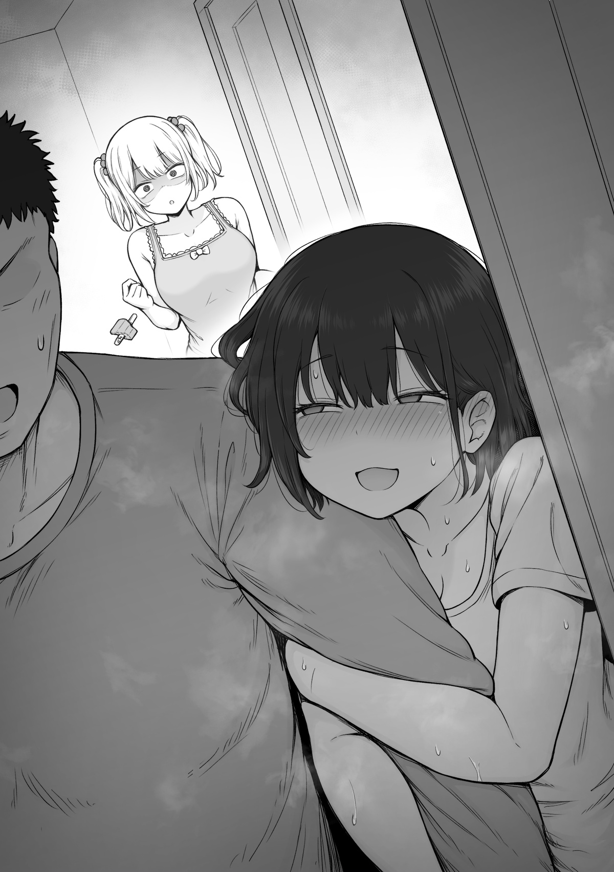Gimai ni Ani o Torarete Shimatta Namaiki Imouto-chan | The Cheeky Little Sister Whose Brother Was Stolen by the Step-Sister page 1 full