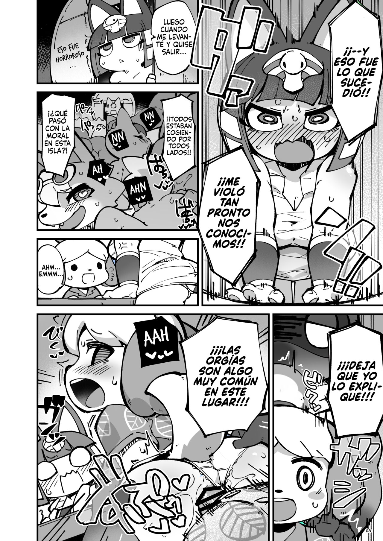 Soku Hame!! Mesukemo no Mori | Furry Crossing: Mate and Greet!! page 8 full