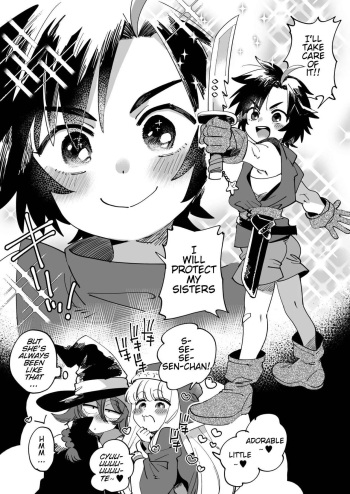 Senri-chan, Souryo no Onee-san ya Mahoutsukai no Onee-san to Asobu "Nakayoshi Onna Boukensha" cover