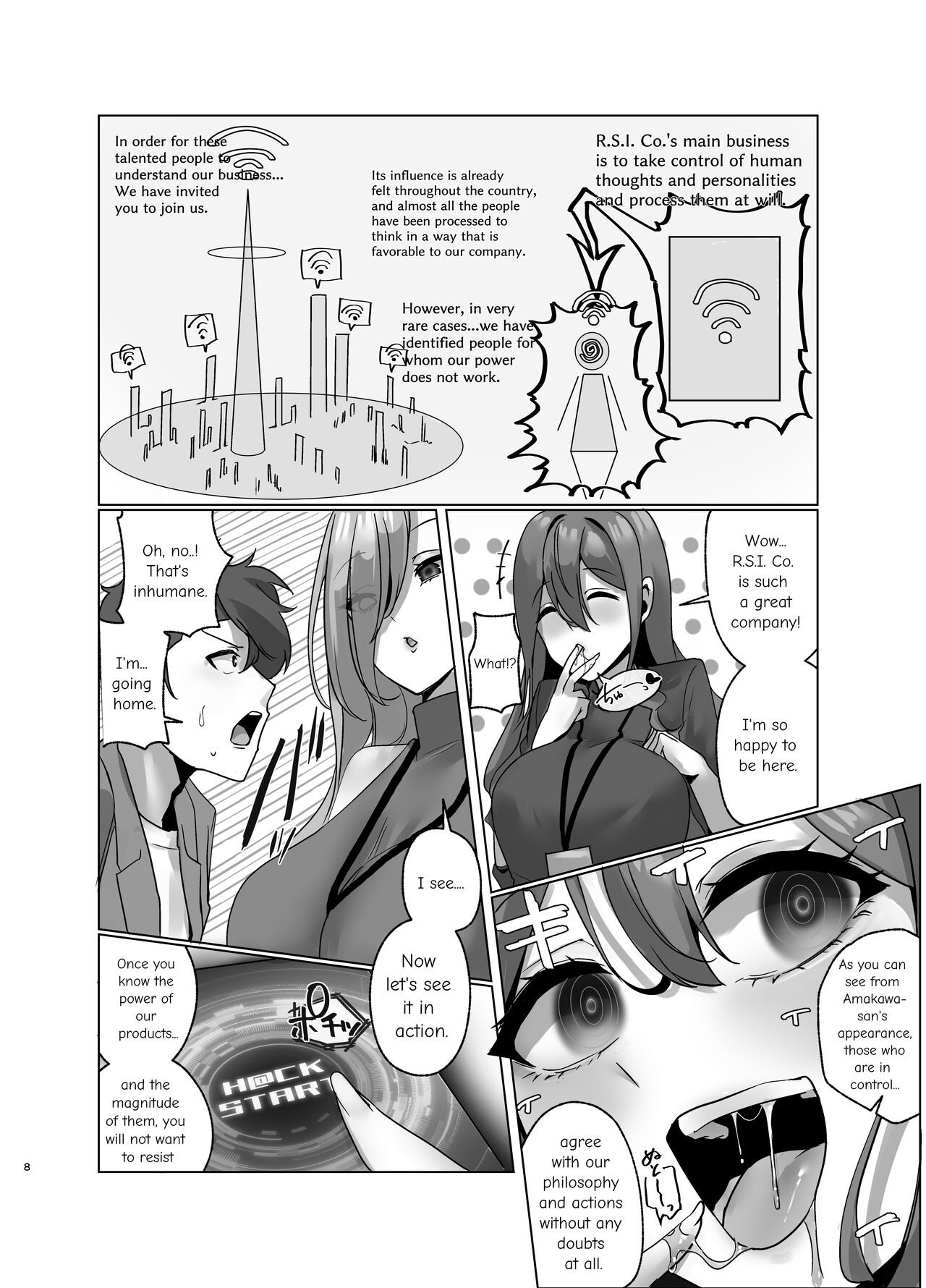 Watashi,-sei-gu  ni narimasu!~ R. S. I.-Sha intān katsudō kiroku ~ page 8 full