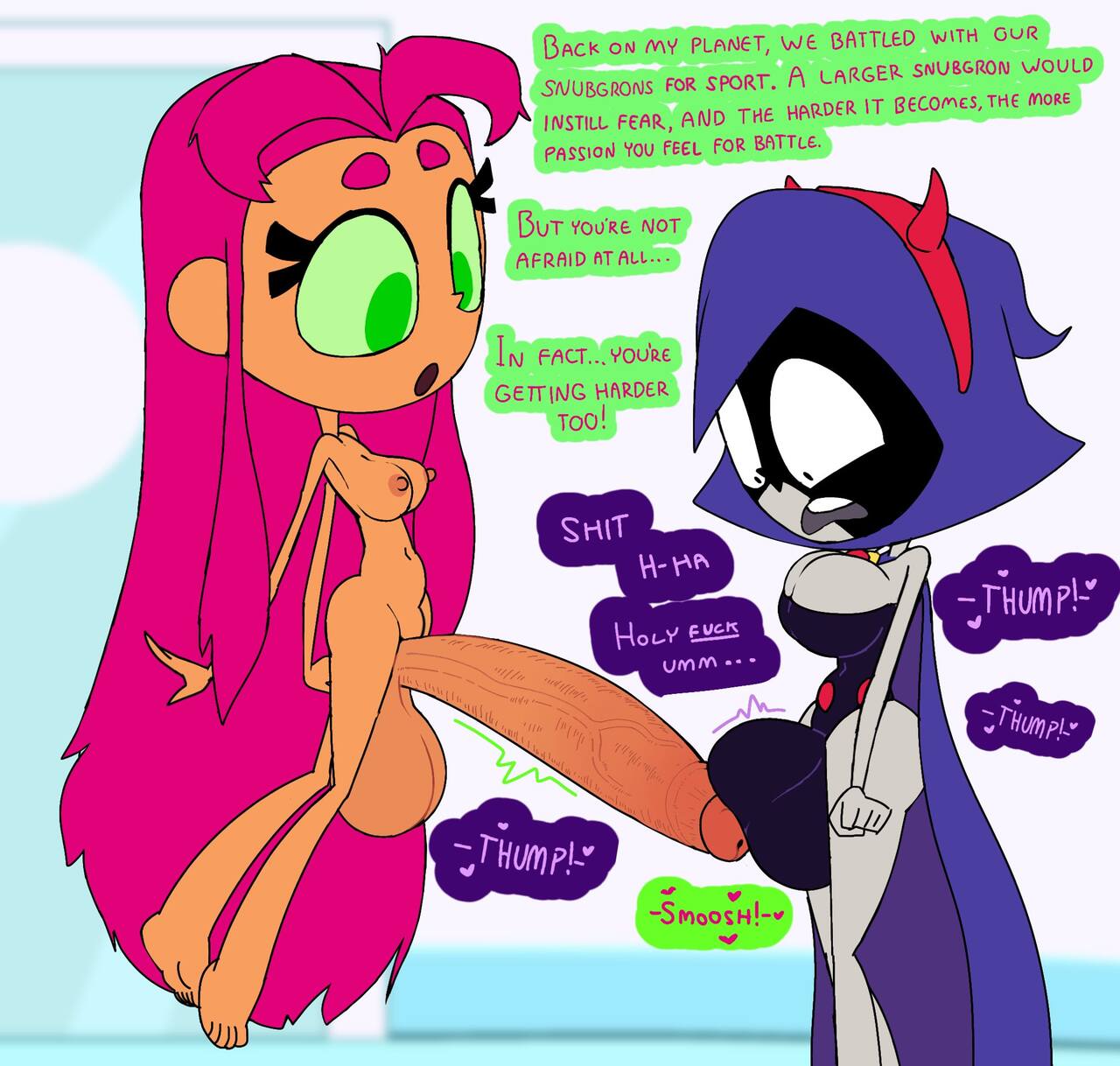 Starfire &amp; Raven page 2 full