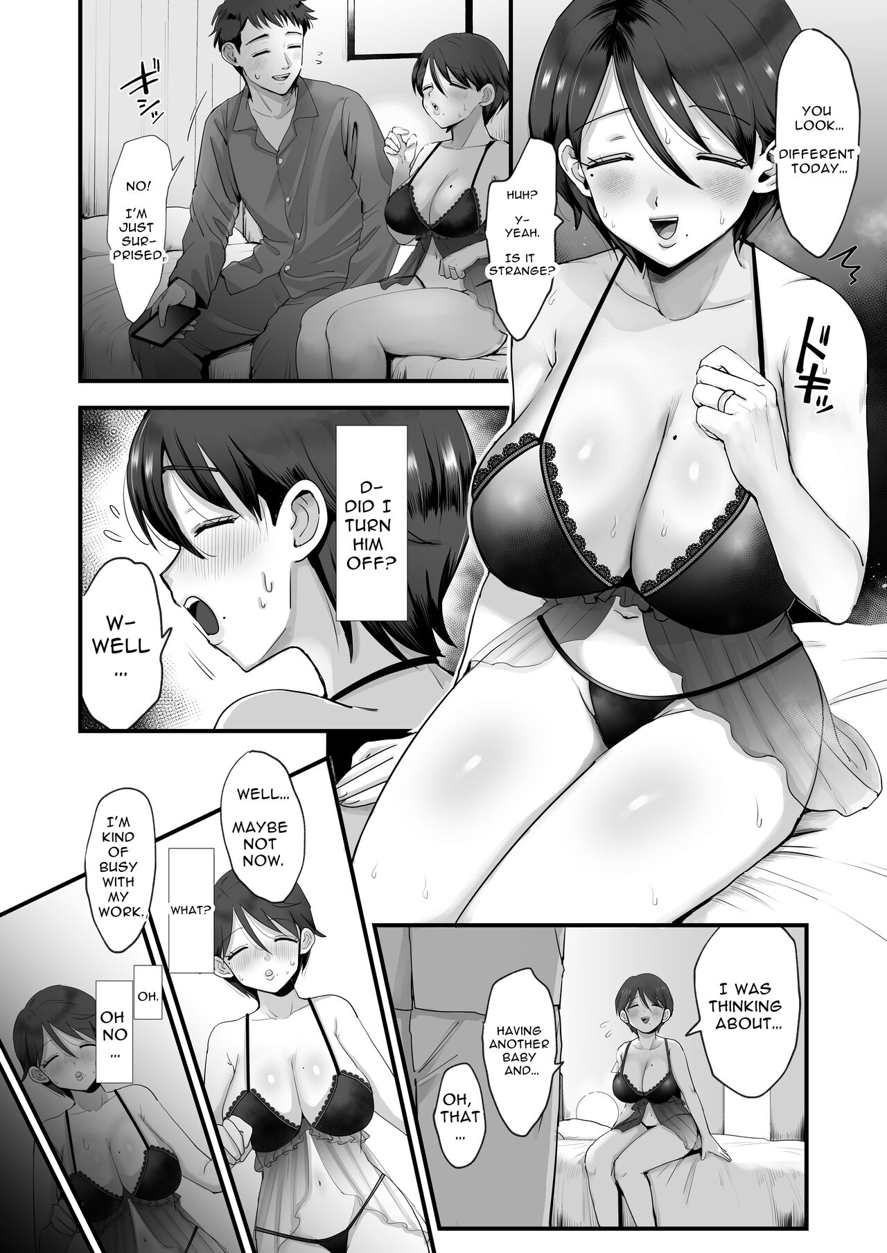 Hosome Ottori Kyonyuu Mama. | Gentle, Busty, Narrow Eyed Momma. page 10 full