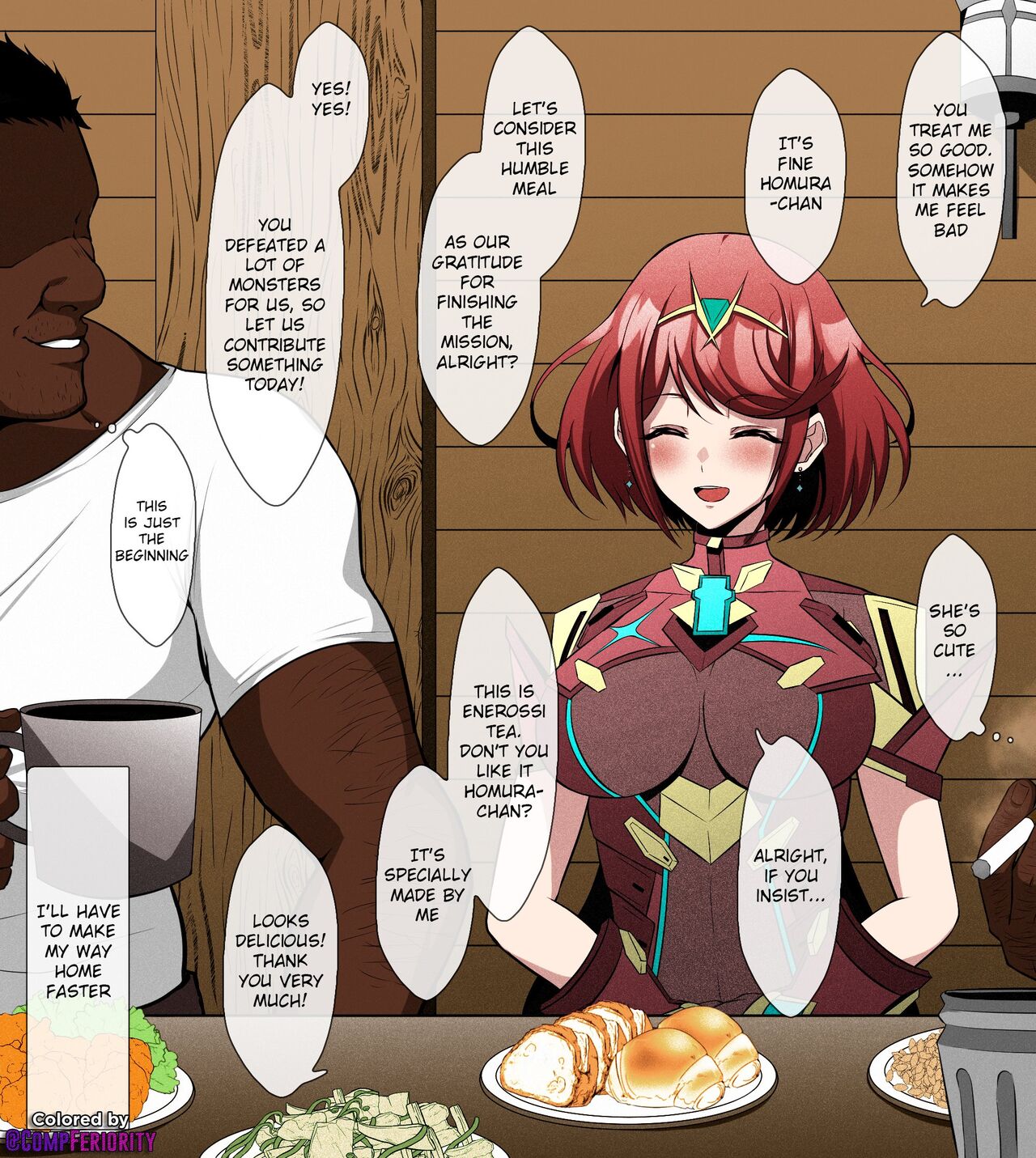 Ippuku Morareta Homura | Dinnertime Pyra page 1 full
