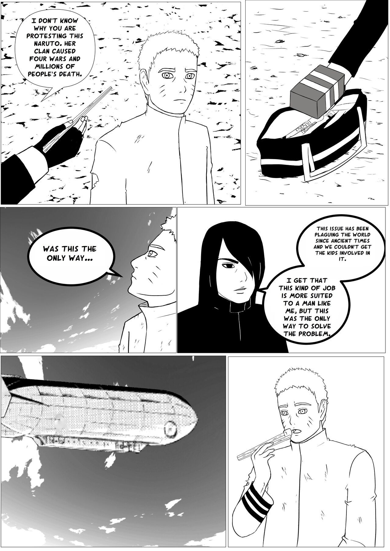 NARUTO : The Seventh Hokage Reborn ! CHAPTER 01 page 5 full