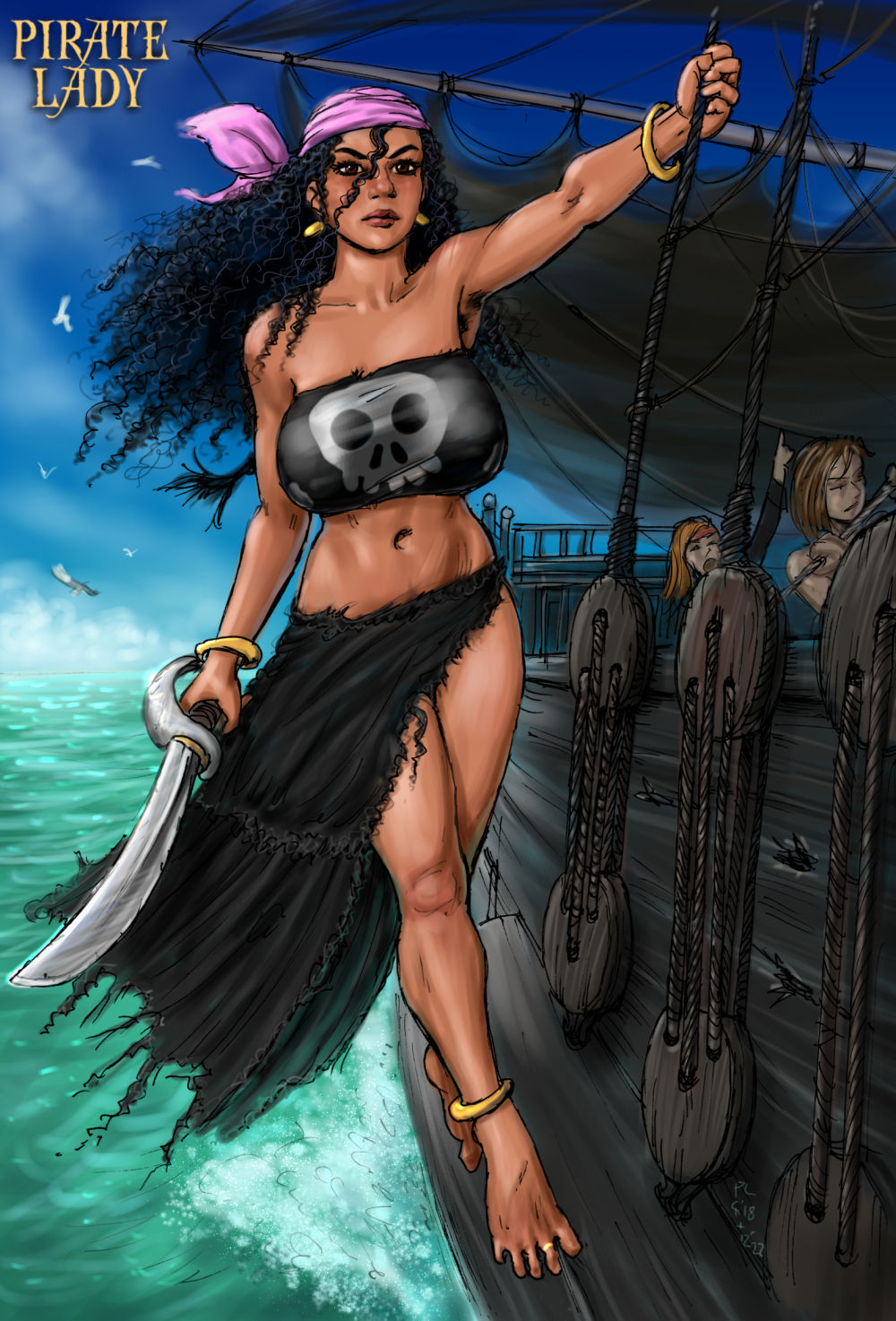 Pirate Lady page 1 full
