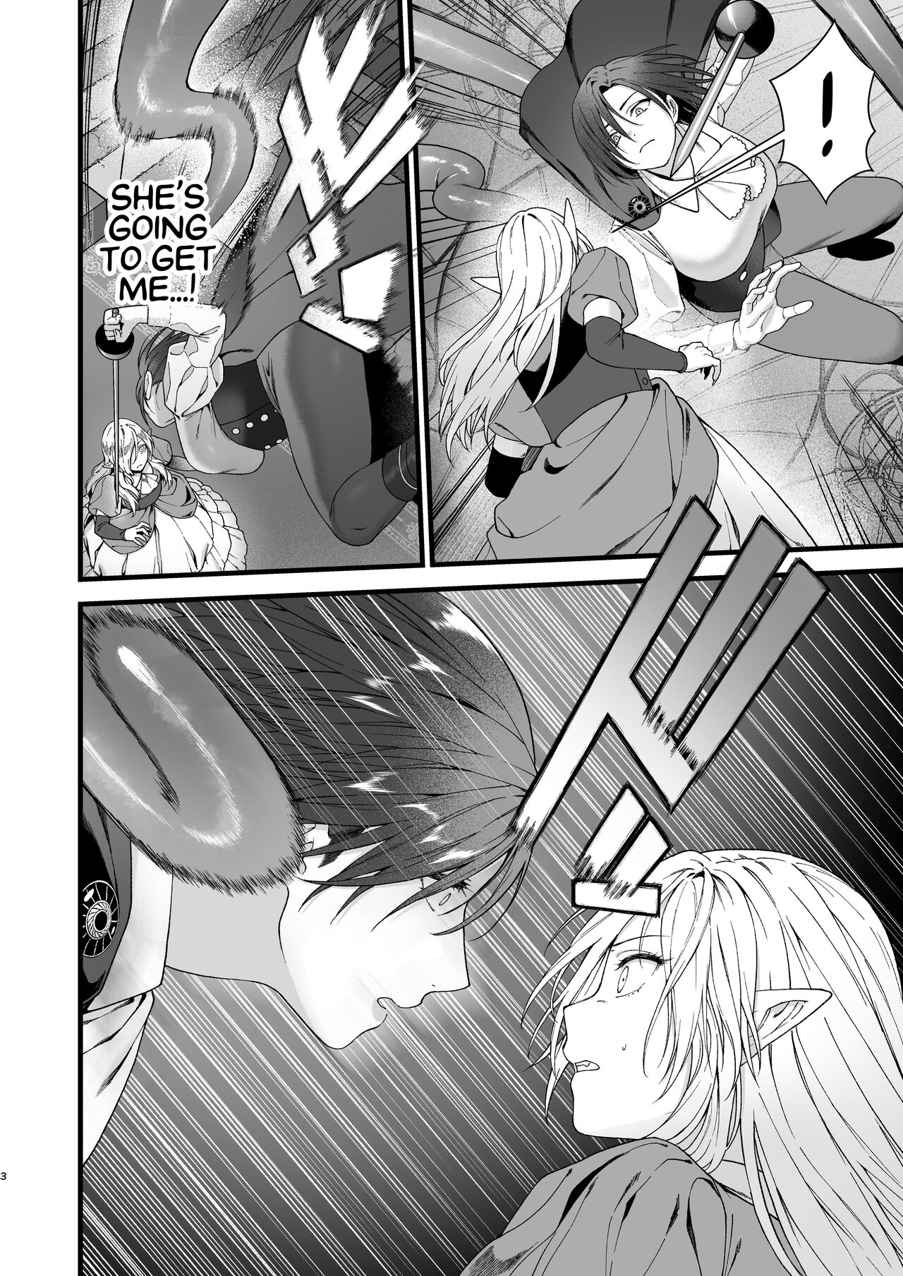 Cage of Desire ~until the futanari vampire gets pleasure corrupted by a succubus~ page 4 full