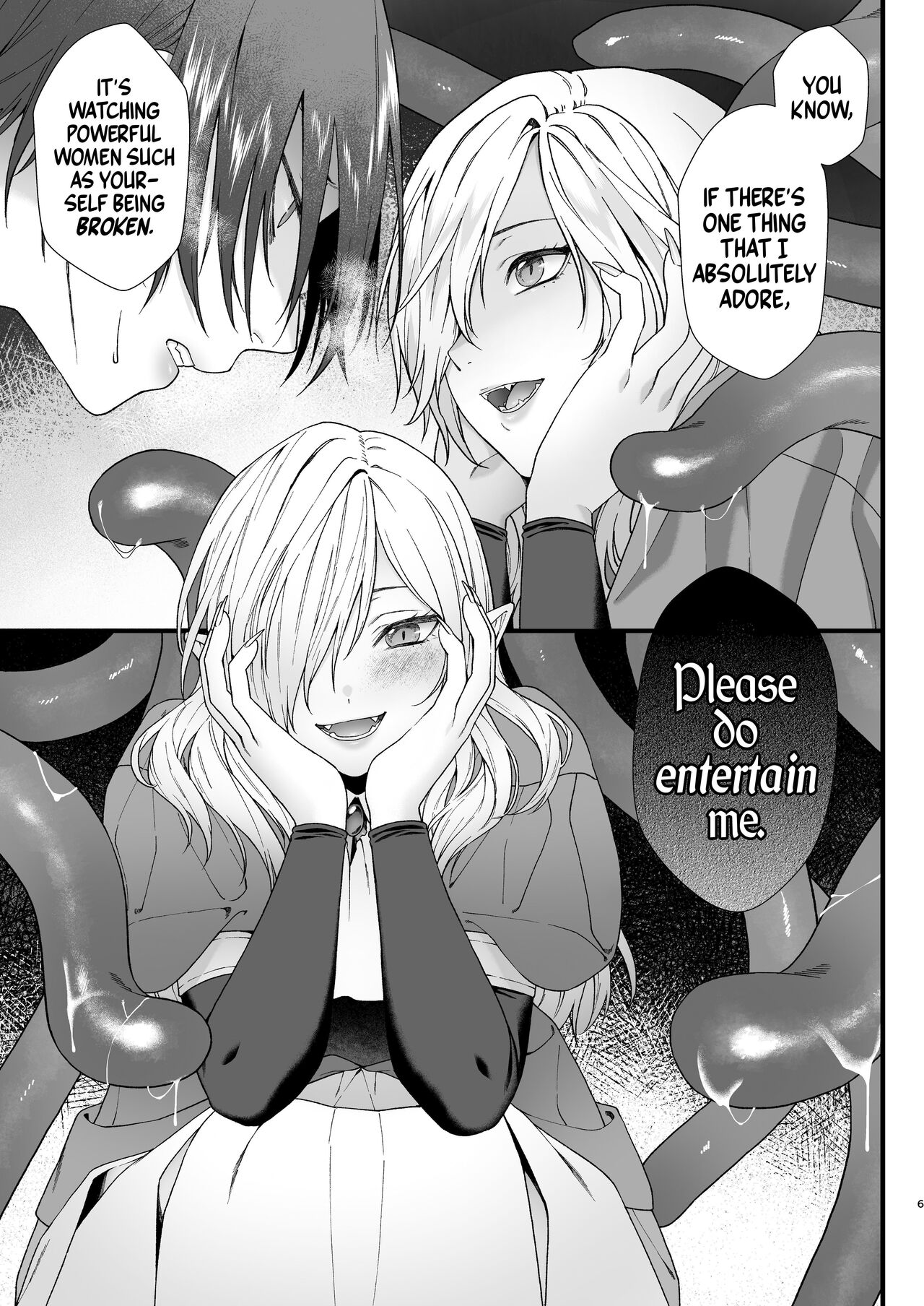 Cage of Desire ~until the futanari vampire gets pleasure corrupted by a succubus~ page 7 full