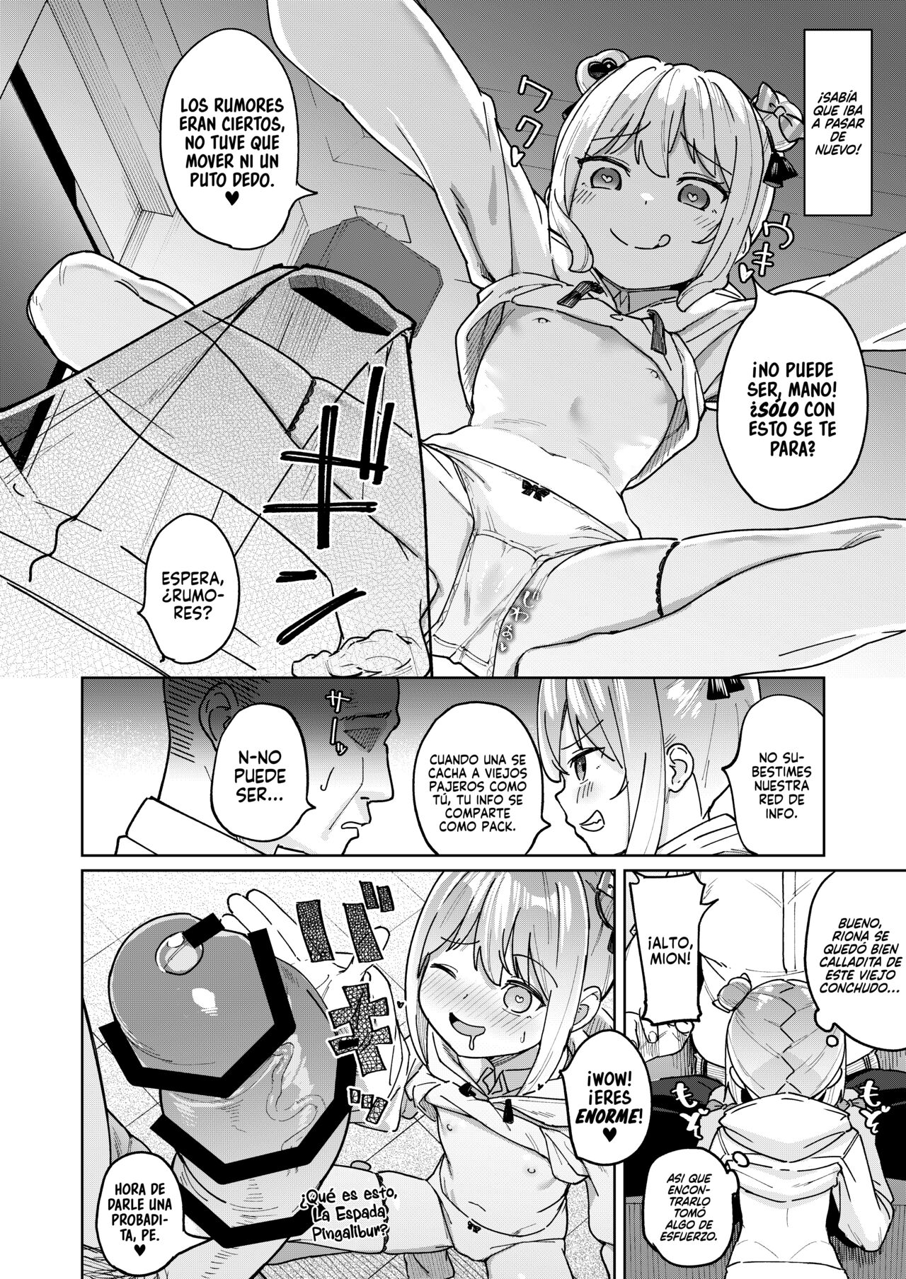 Musume no Tomodachi no Mesugaki ni Okasaremashita 3 | Fui Violado por una Mocosa que es Amiga de mi Hija 3 page 8 full