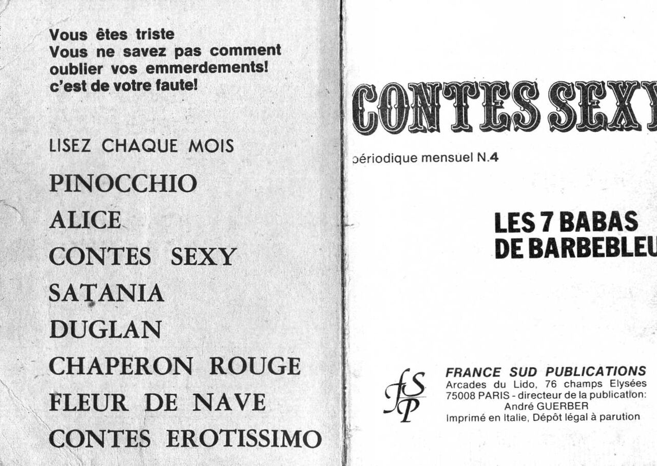 PFA - Contes sexy #4 Les 7 babas de barbebleues page 2 full