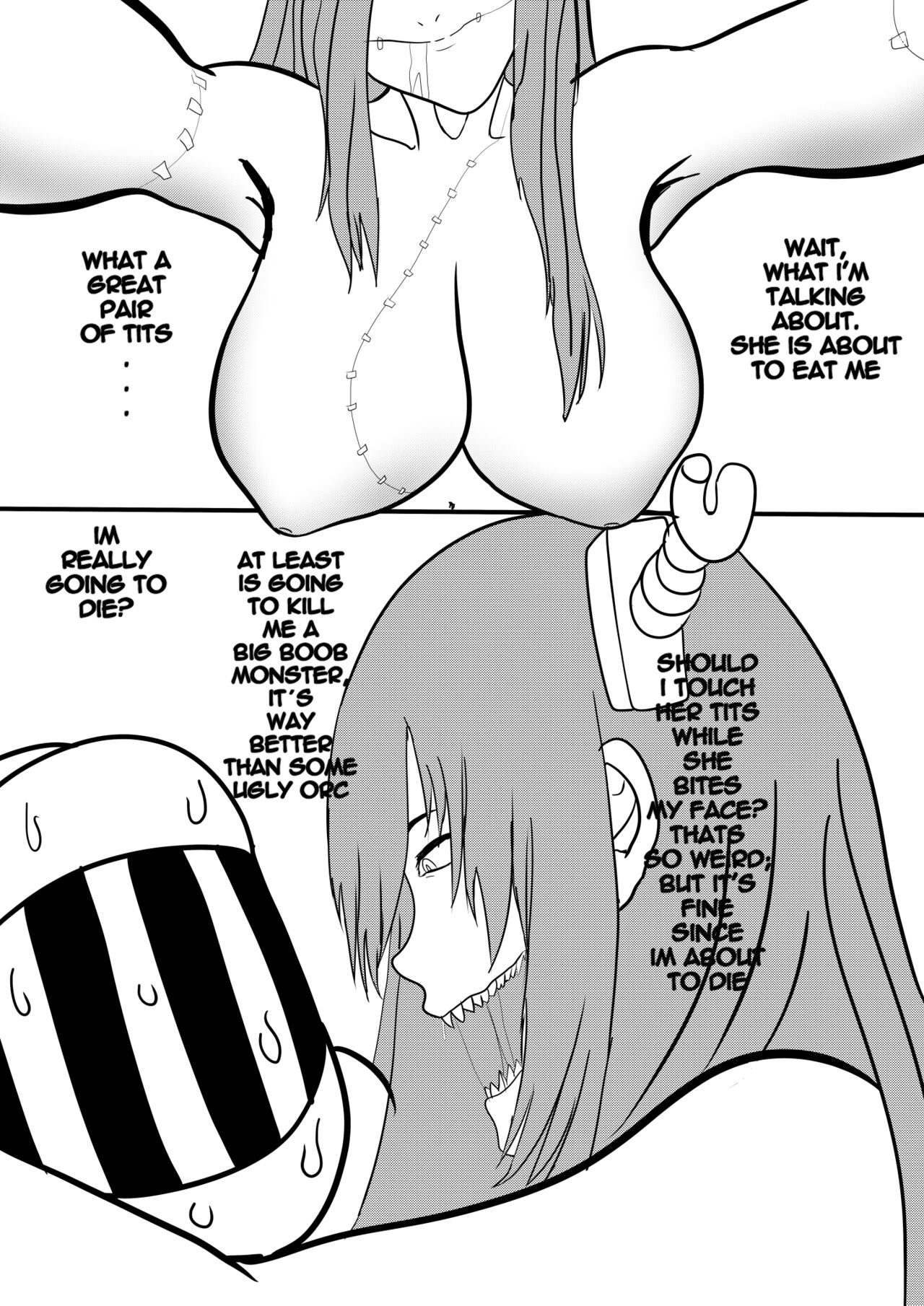 Caught By A Big Tiddy Zombie Girl page 10 full