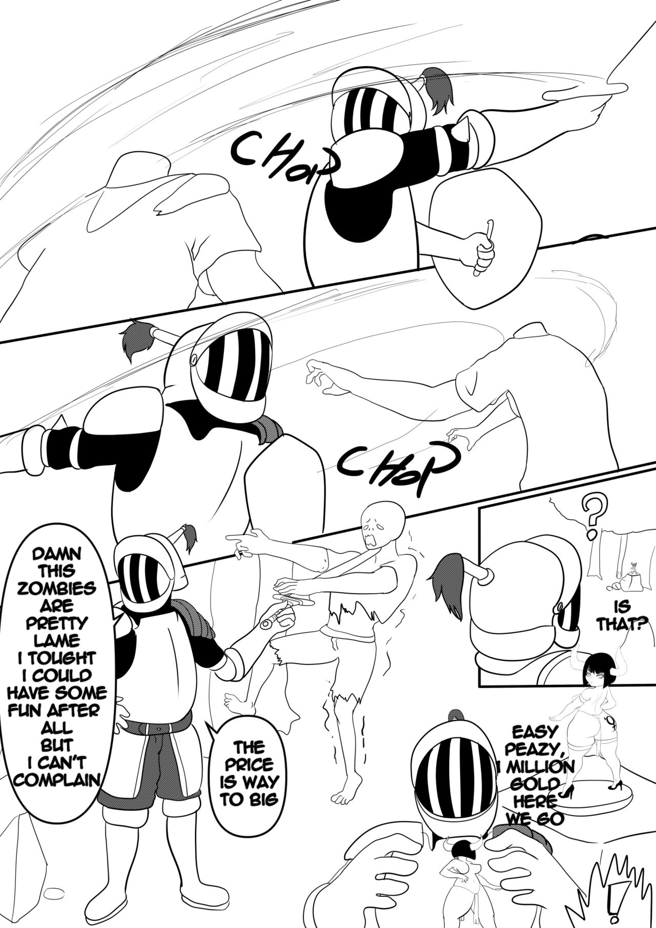 Caught By A Big Tiddy Zombie Girl page 7 full