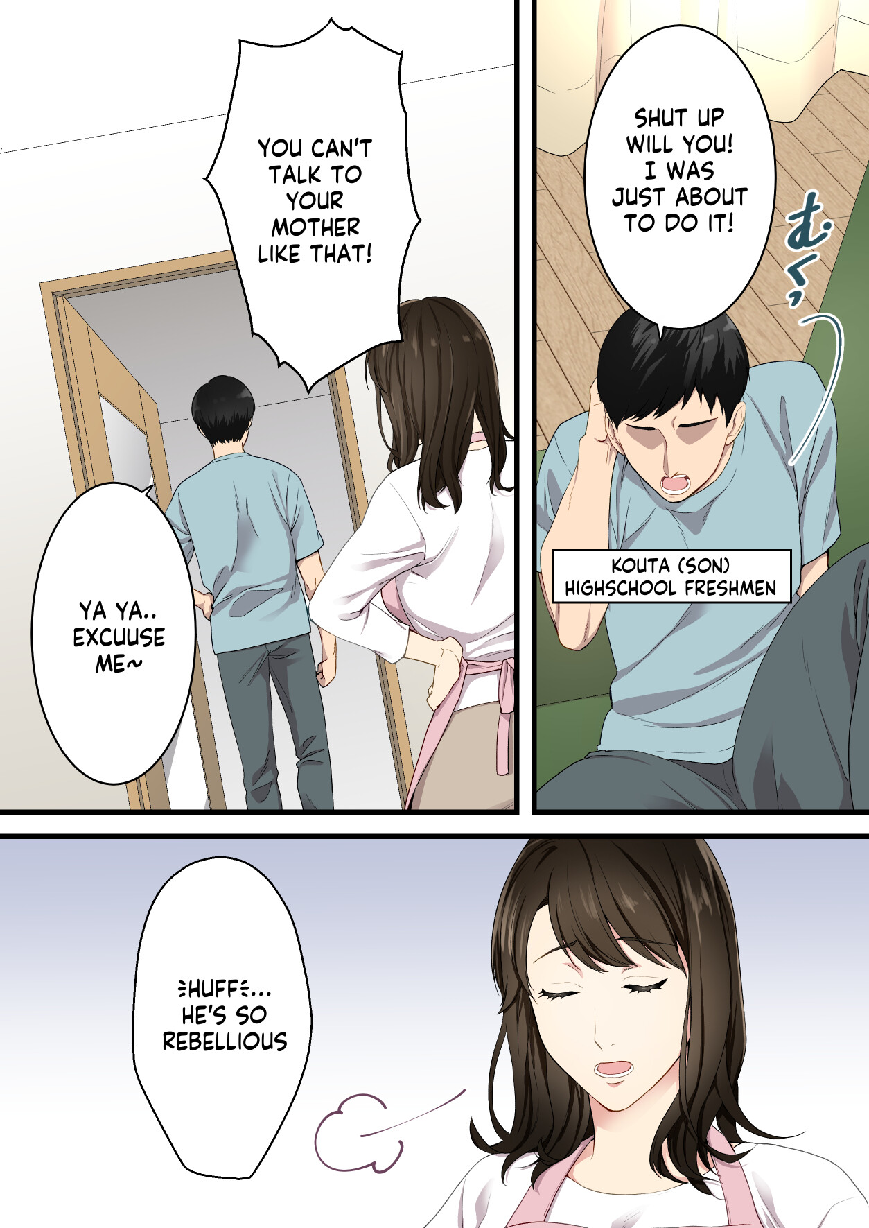 Arguing mother-son who became a loving couple page 3 full