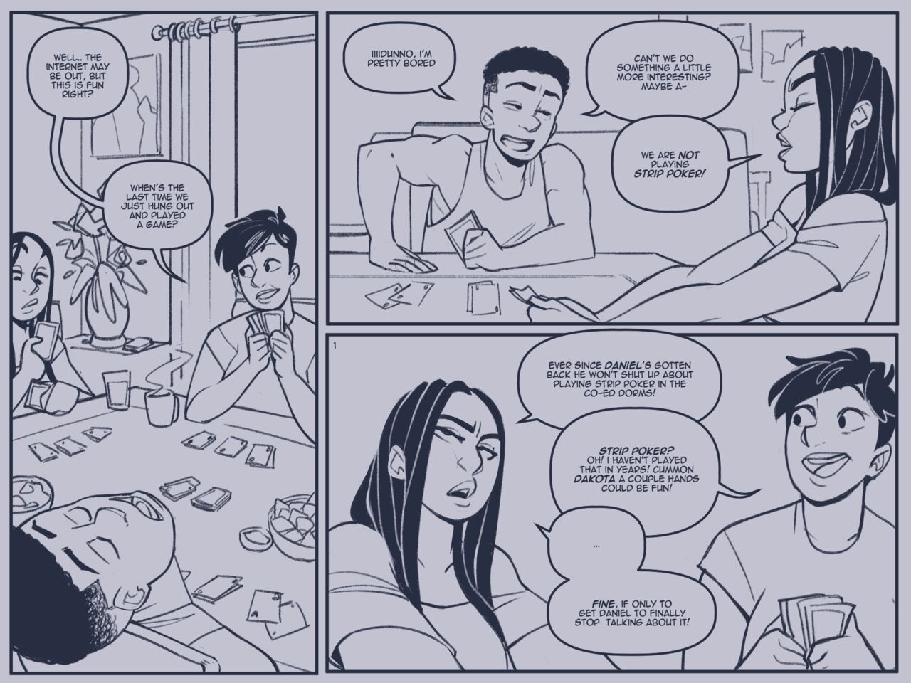 Strip Poker page 1 full
