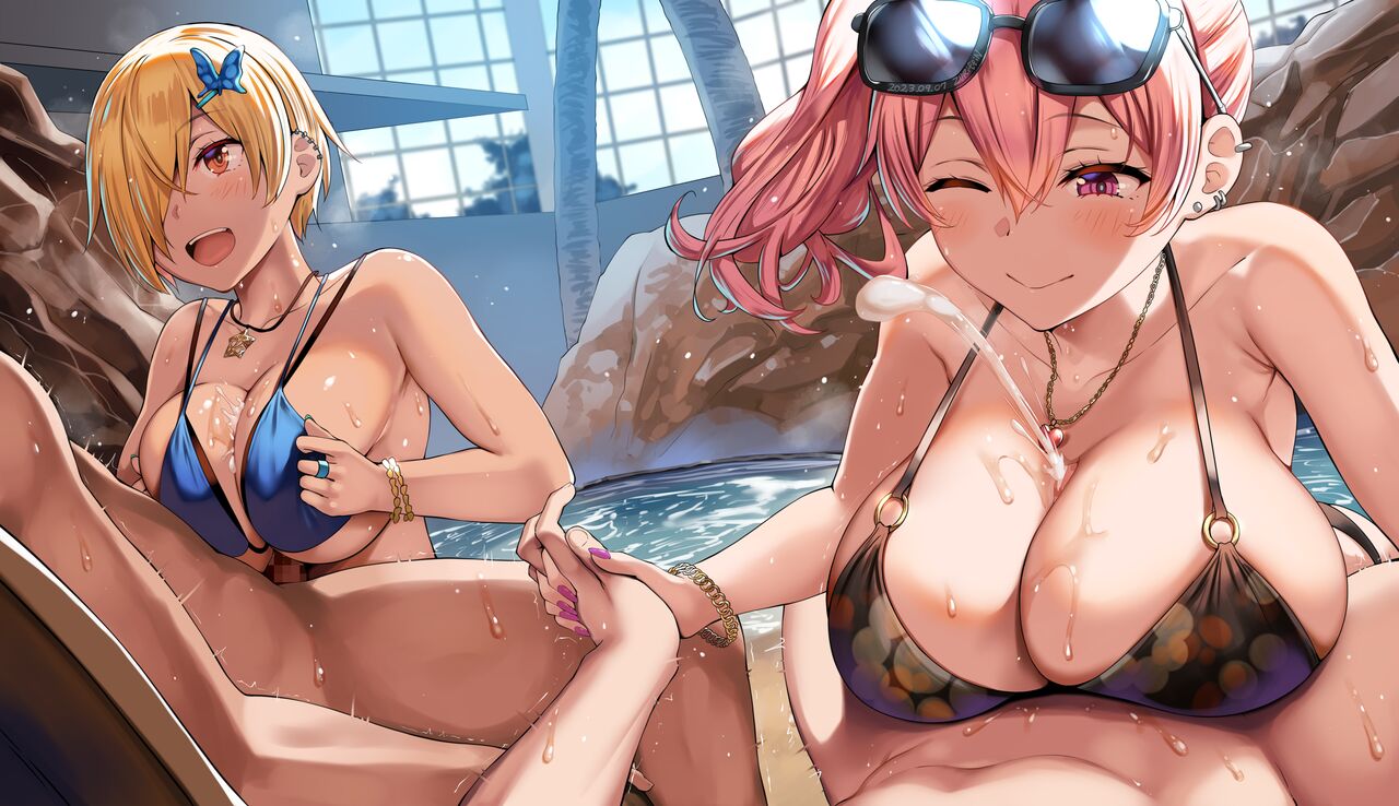 Mizugi Gal-tachi no Gyakunan Chakui  Paizuri page 3 full