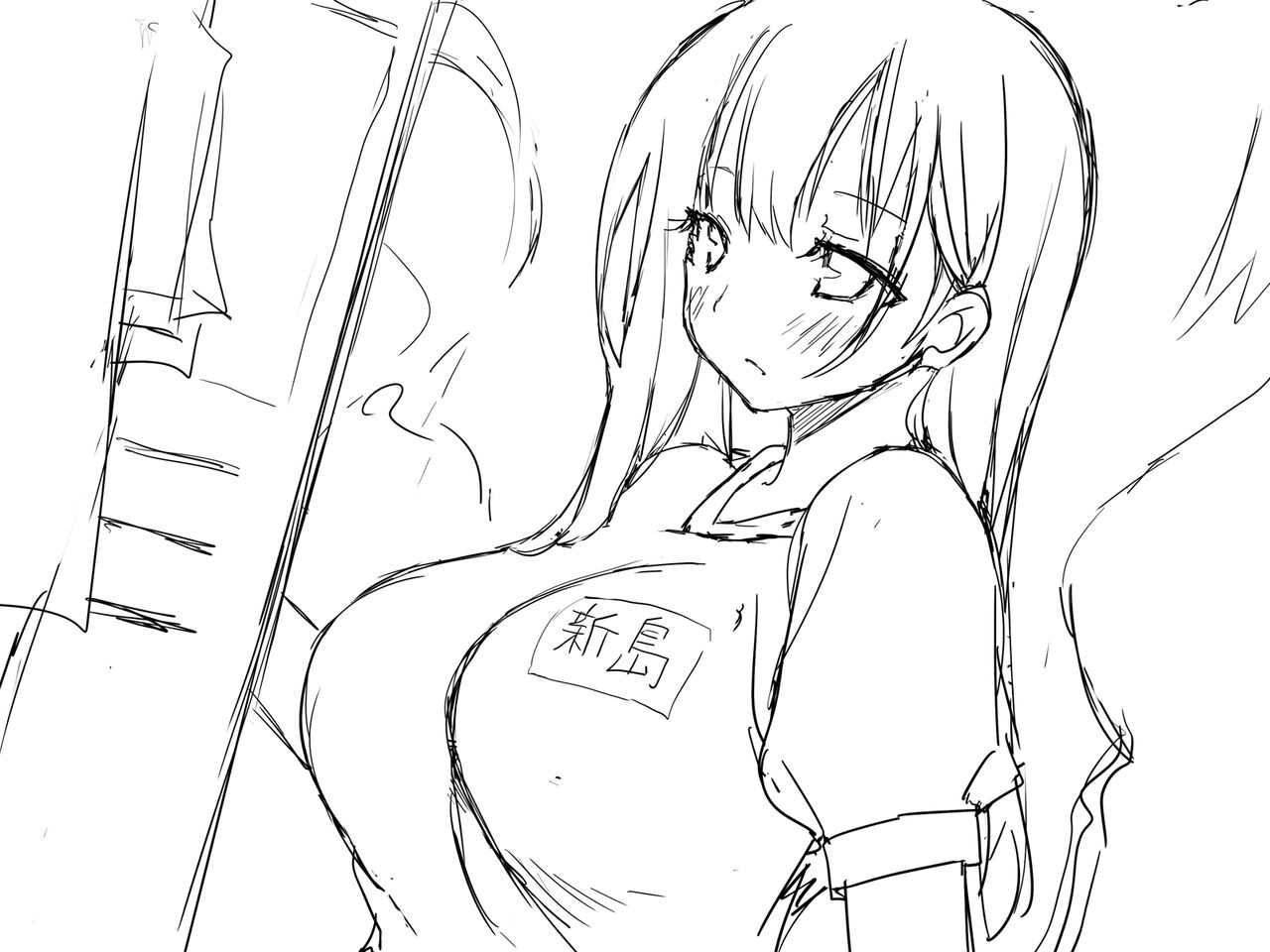 Kanojo ga Aitsu ni Sareta Koto_Rough Sketch page 5 full
