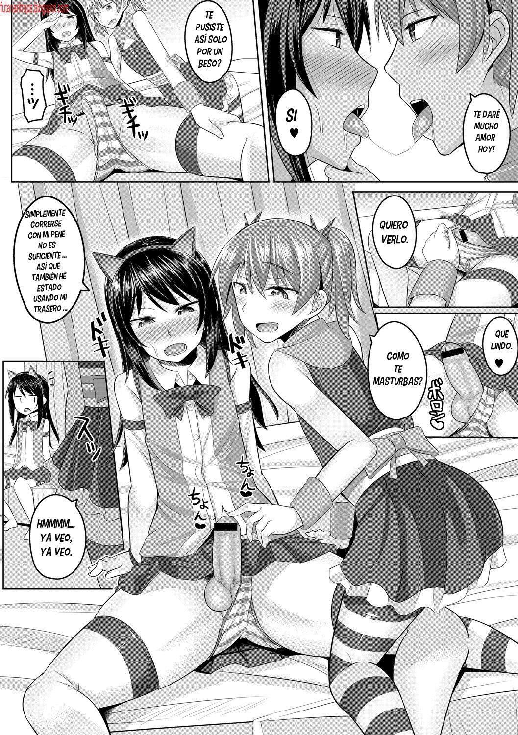 Cosplay Otokonoko-tachi ~ Ushiro no Ana ni Iretai Kankei Ch. 1 Mio-chan no Josou Cos H Haishin Beya page 6 full