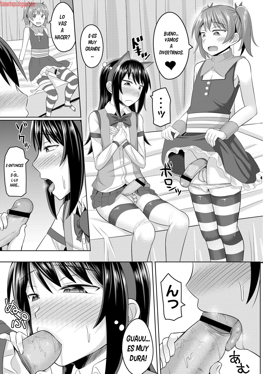 Cosplay Otokonoko-tachi ~ Ushiro no Ana ni Iretai Kankei Ch. 1 Mio-chan no Josou Cos H Haishin Beya page 7 full