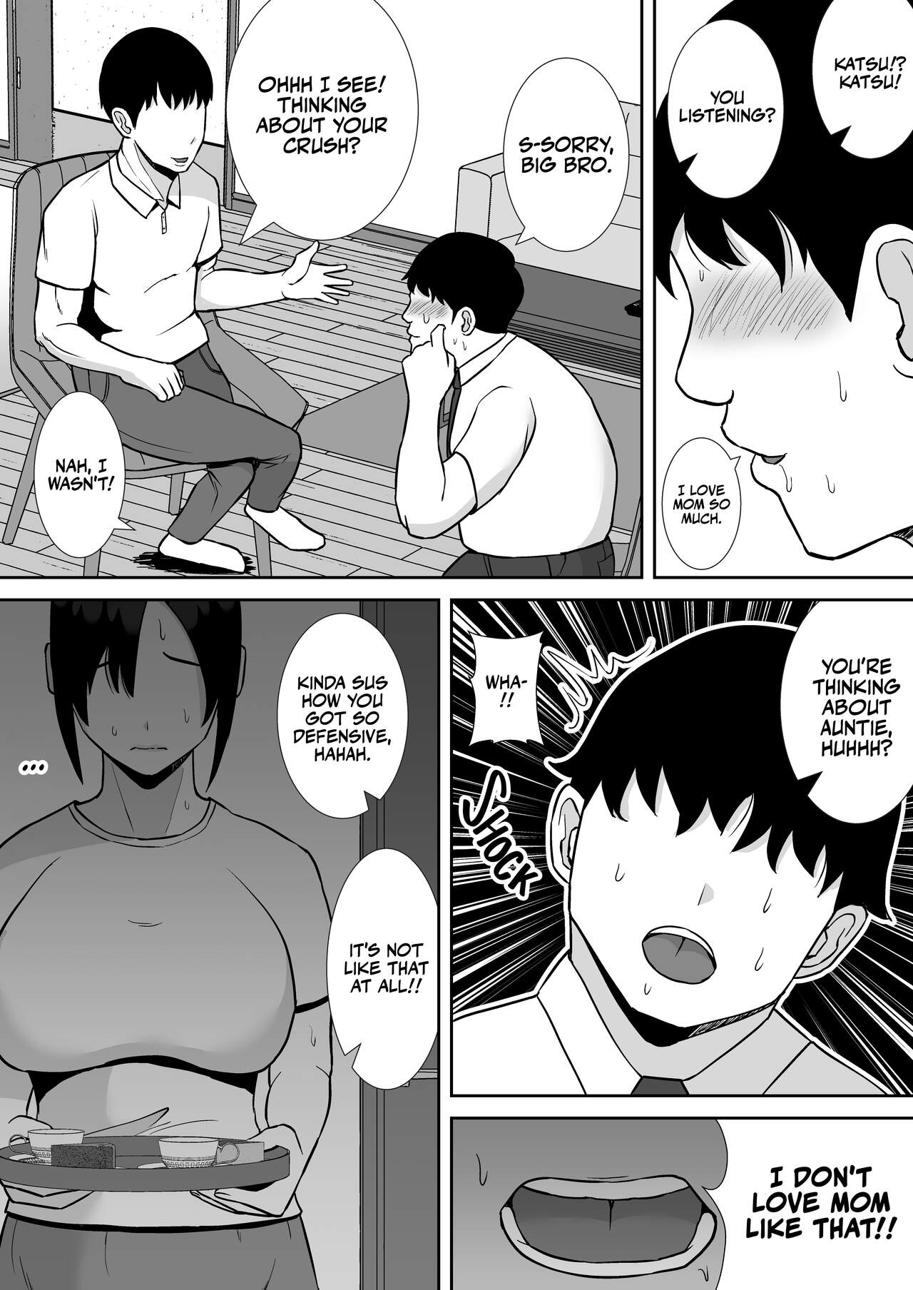 Daisuki na Kaa-san ga, Boku to Naka ga Ii Kinjo no Onii-chan to Tsukiau Koto ni Natta Hanashi | How My Beloved Mother Ended Up Dating My Close Neighborhood Friend page 7 full