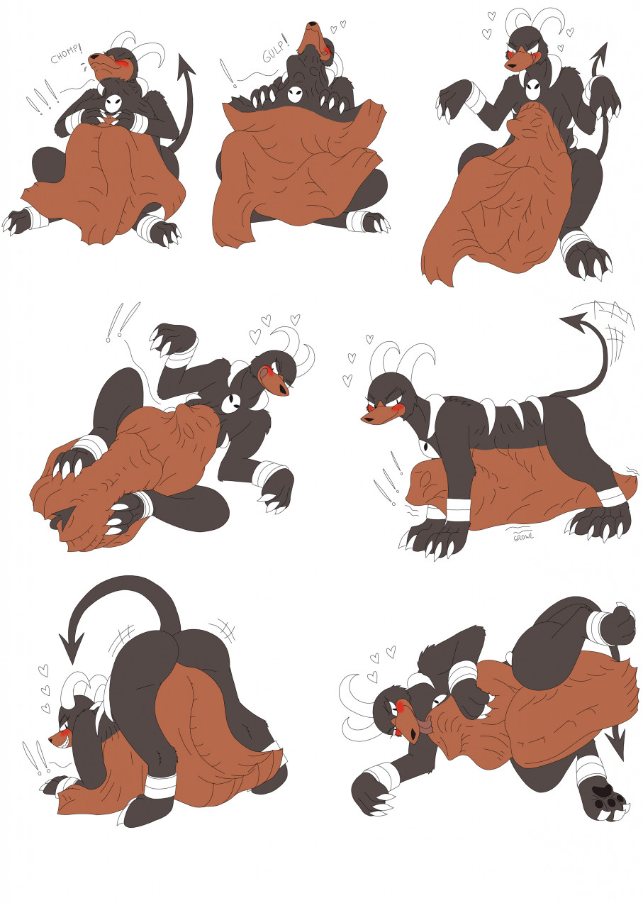 Commission Radarn - Houndoom Snack page 2 full