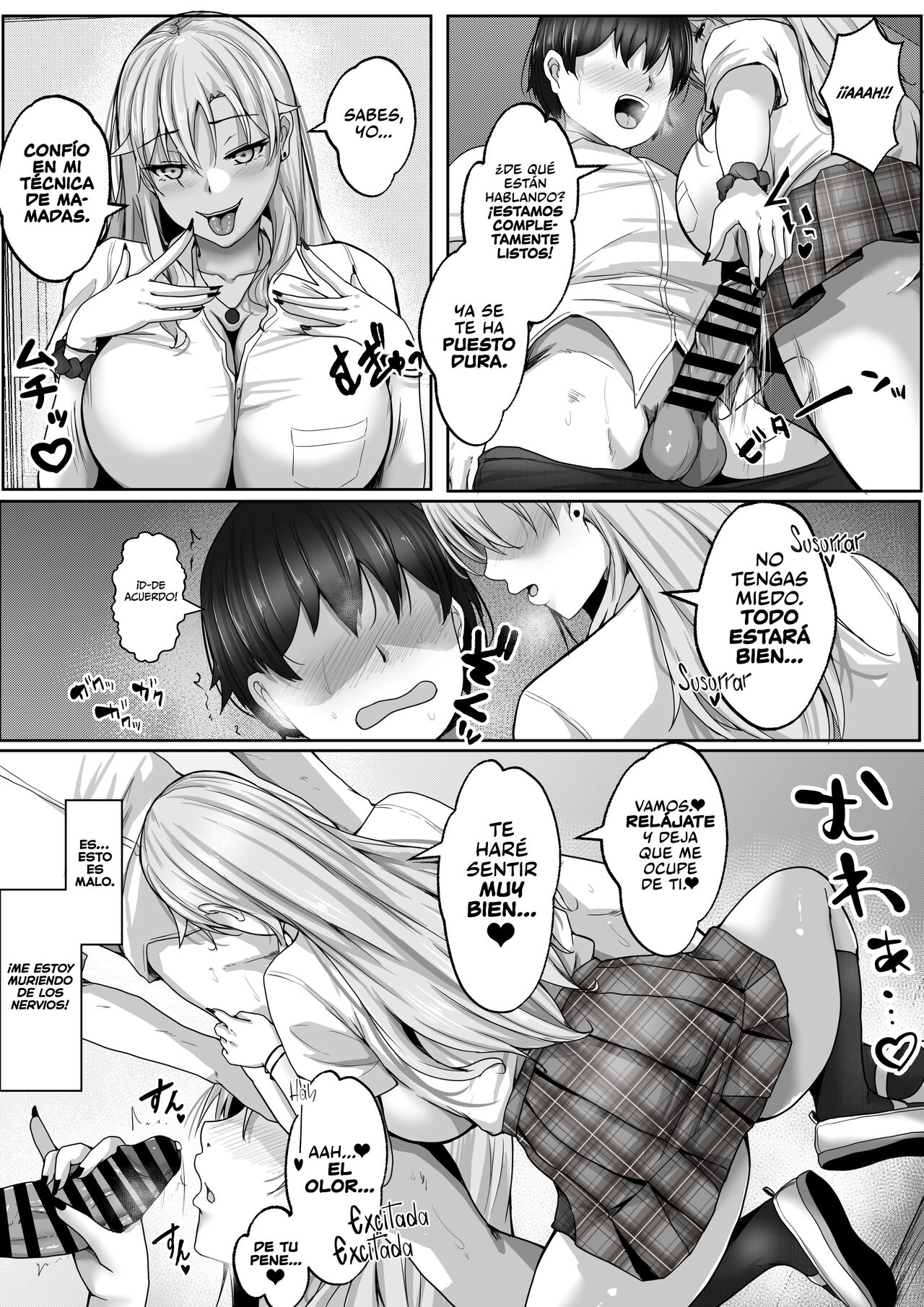 Kozukuri Jisshi Kamoku.Zetsurin no Boku o Yasashiku Fudeoroshi shite kureru Class no Ninki Gal | Clases de Procreación: Una Popular Gyaru de mi Misma Clase Toma mi Virginidad Amablemente. page 7 full