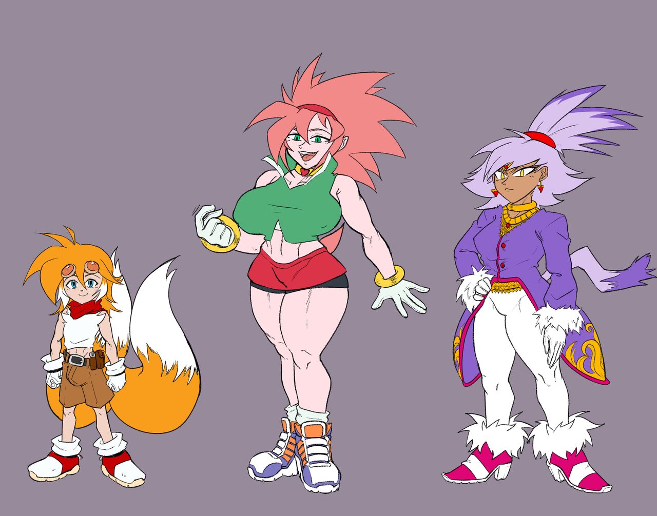 Human sonic designs tails set page 2 full