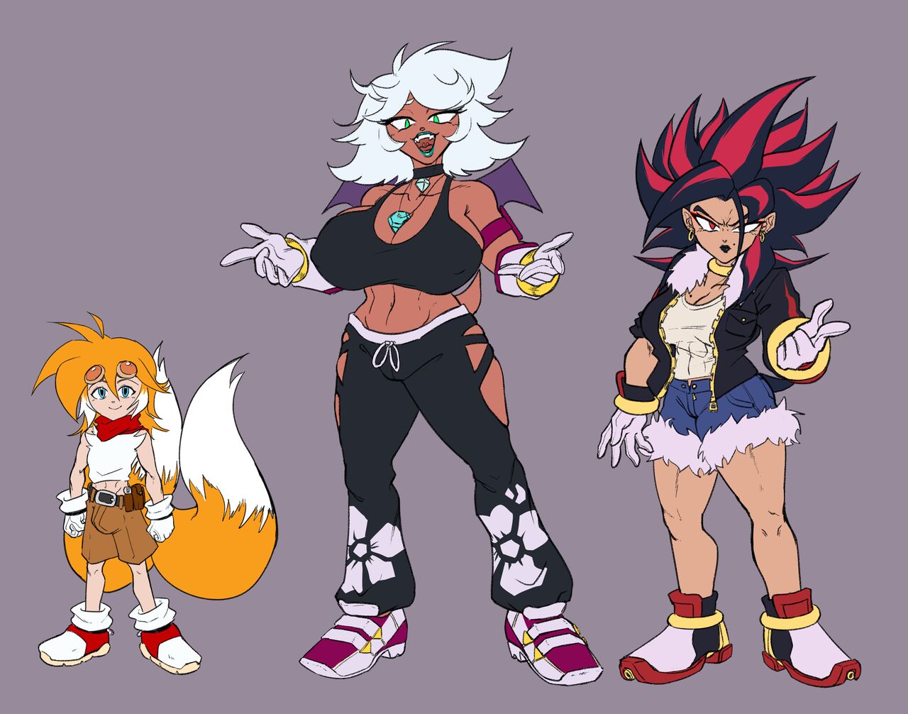 Human sonic designs tails set page 3 full