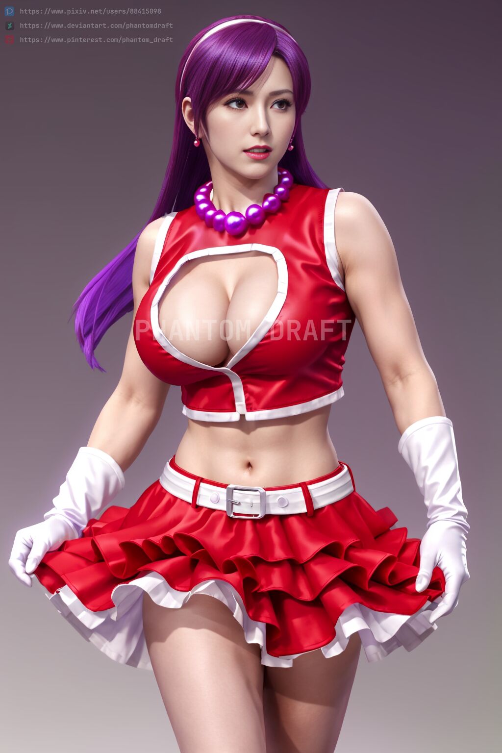 Athena Asamiya - PhantomDraft Image Set page 1 full