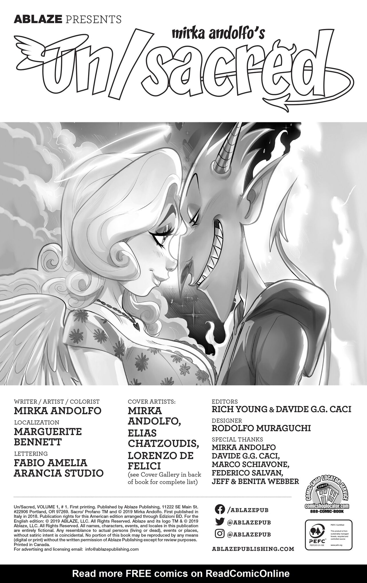 Un/Sacred by Mirka Andolfo Issue 1 of 7 page 2 full
