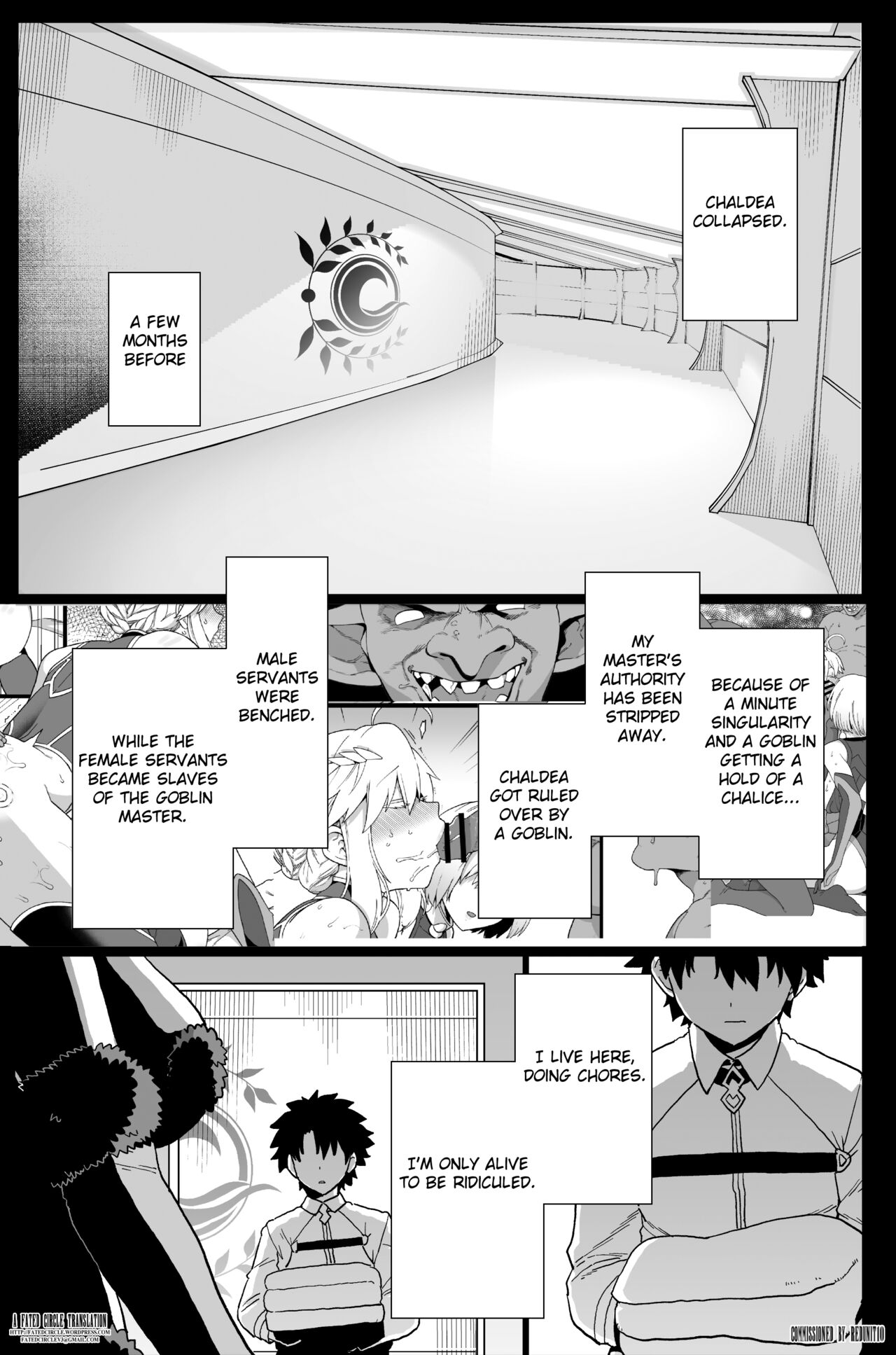 Artoria to Mash, Goblin Kan Manga② page 1 full