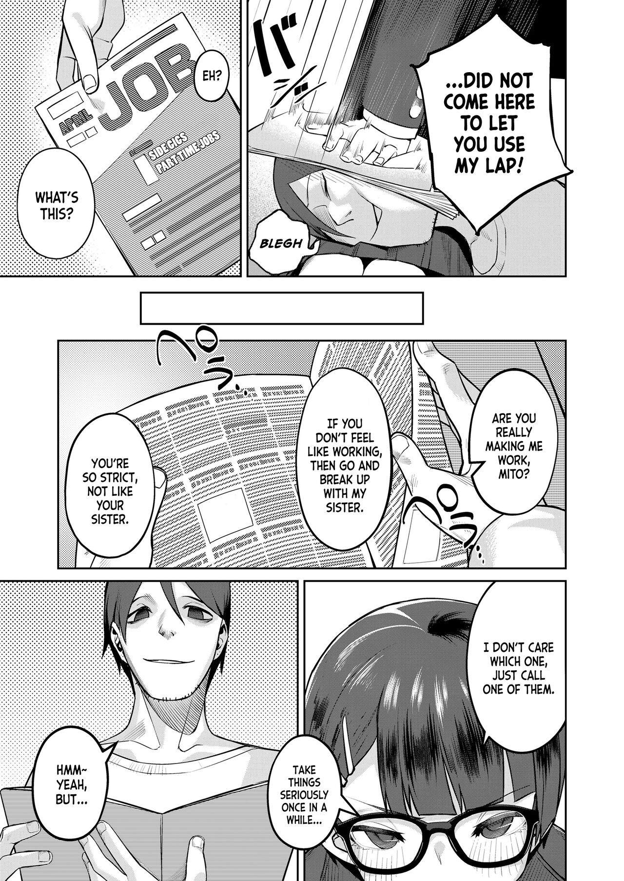 Himo to Seifuku｜The Deadbeat and the Uniform page 3 full