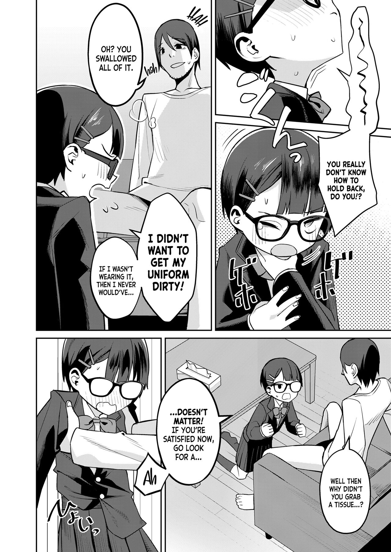Himo to Seifuku｜The Deadbeat and the Uniform page 8 full