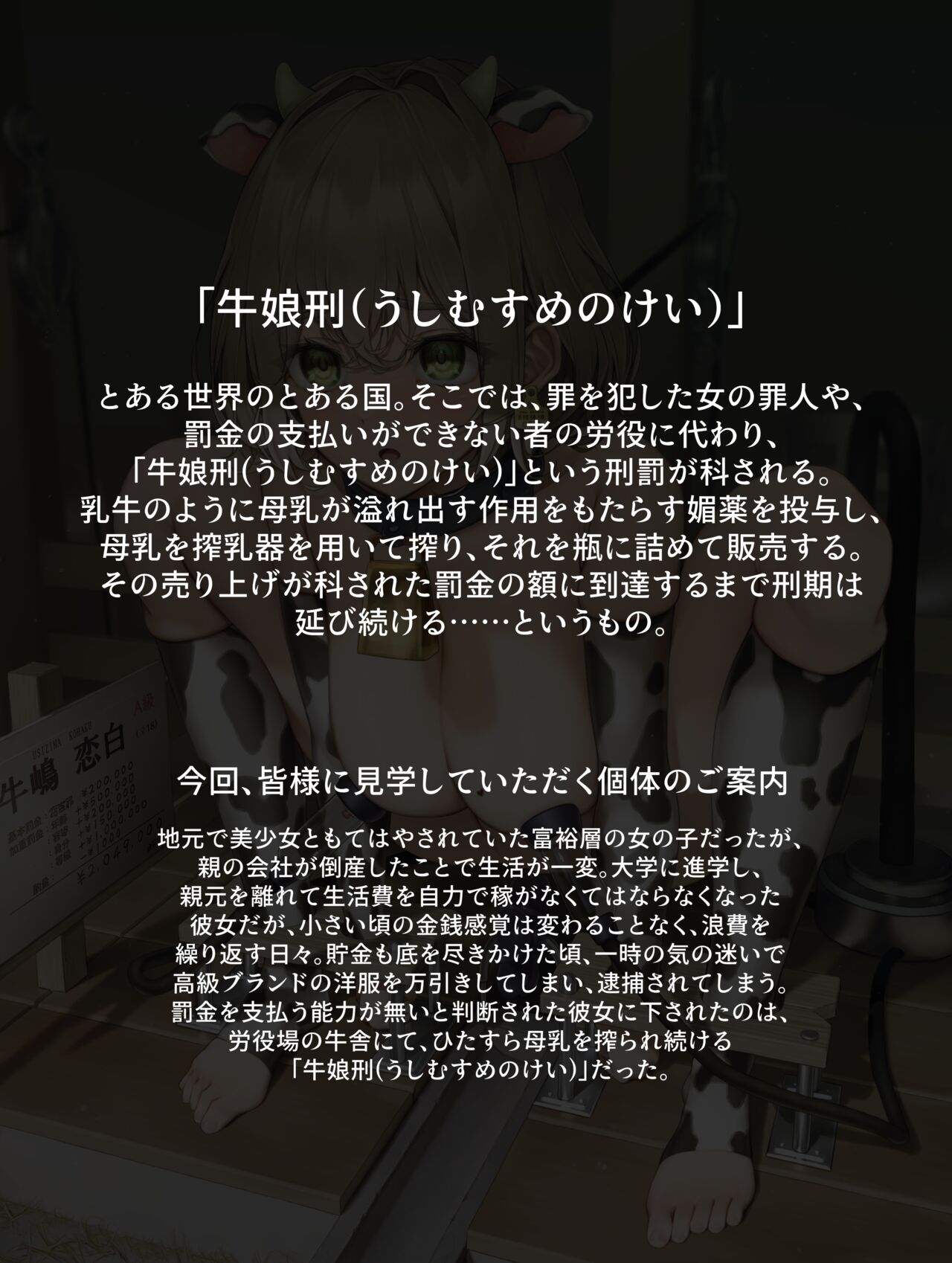 "Ushi Musume Kei" Kachikuka Sakunyuu Sarechau Moto Reijou no Chijoku no Hibi page 2 full
