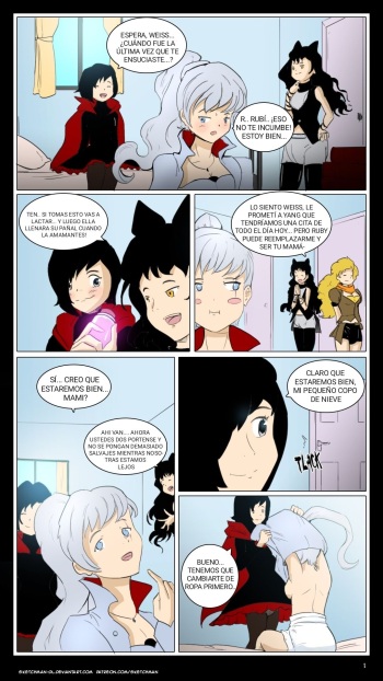 Commission: RWBY diaper fiction cover